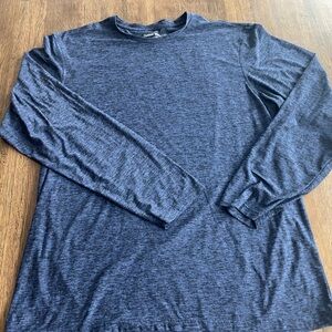 Outdoor Voices Marbled Navy Long Sleeve Shirt - Size XL